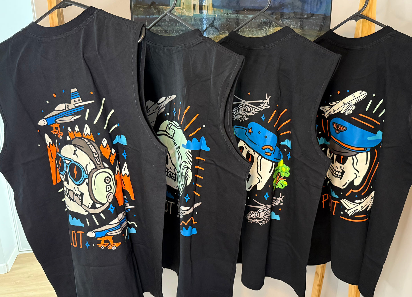 Skull tank top package